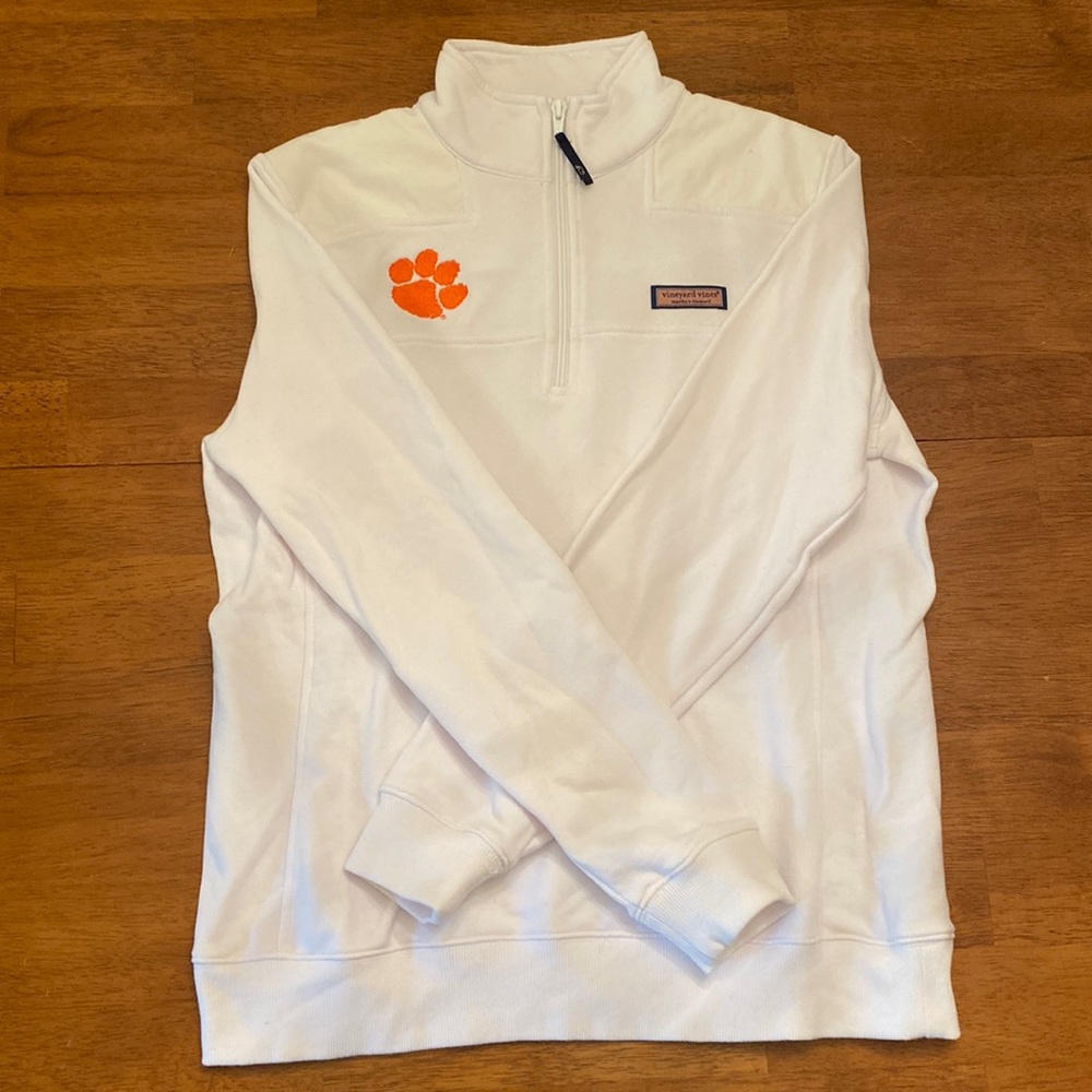 Clemson Tigers Vineyard Vines Women's Shep Shirt 2.0 Quarter-Zip Jacket
